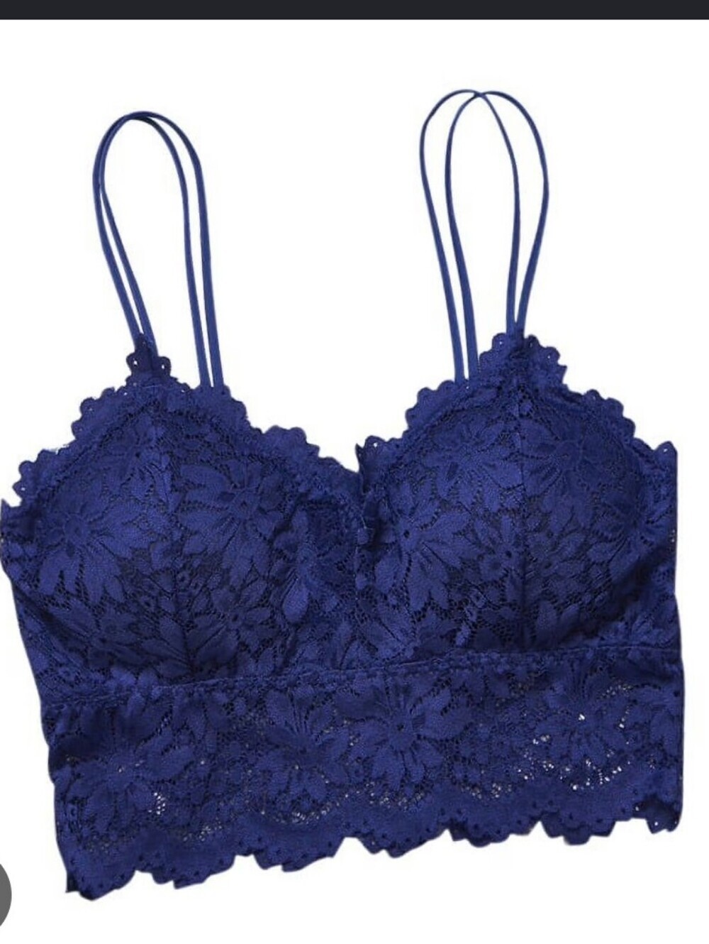 NWT Royale Blue Lace Bralette